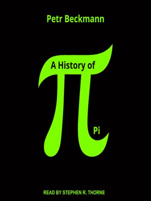 cover image of A History of Pi